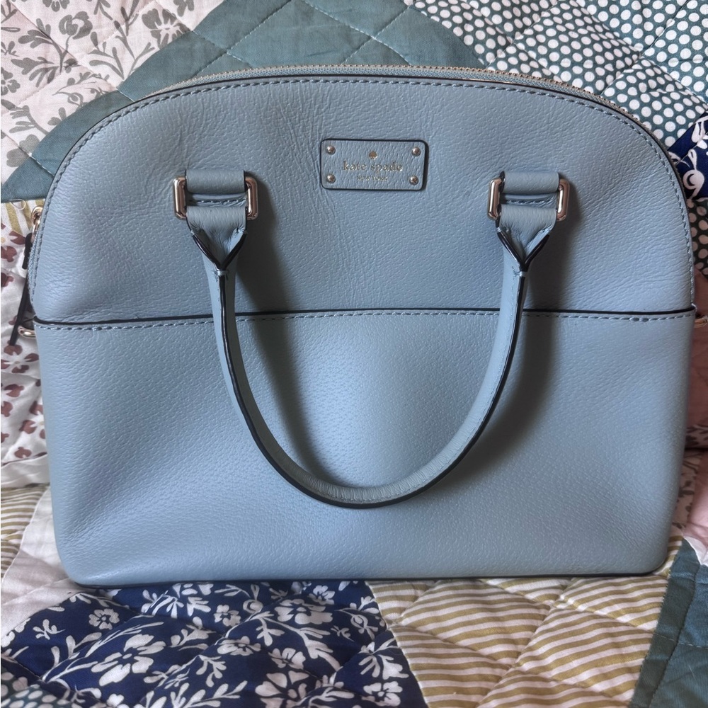 Kate Spade Blue Carli Satchel Purse